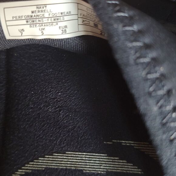 Merrell Women's Terran 3 Cush Slide - Navy  Sz  7   EUC  worn once - Picture 6 of 7